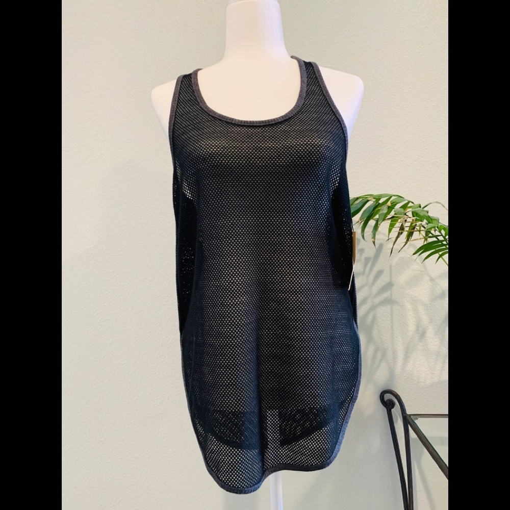 Mesh Racer Back Tank Top